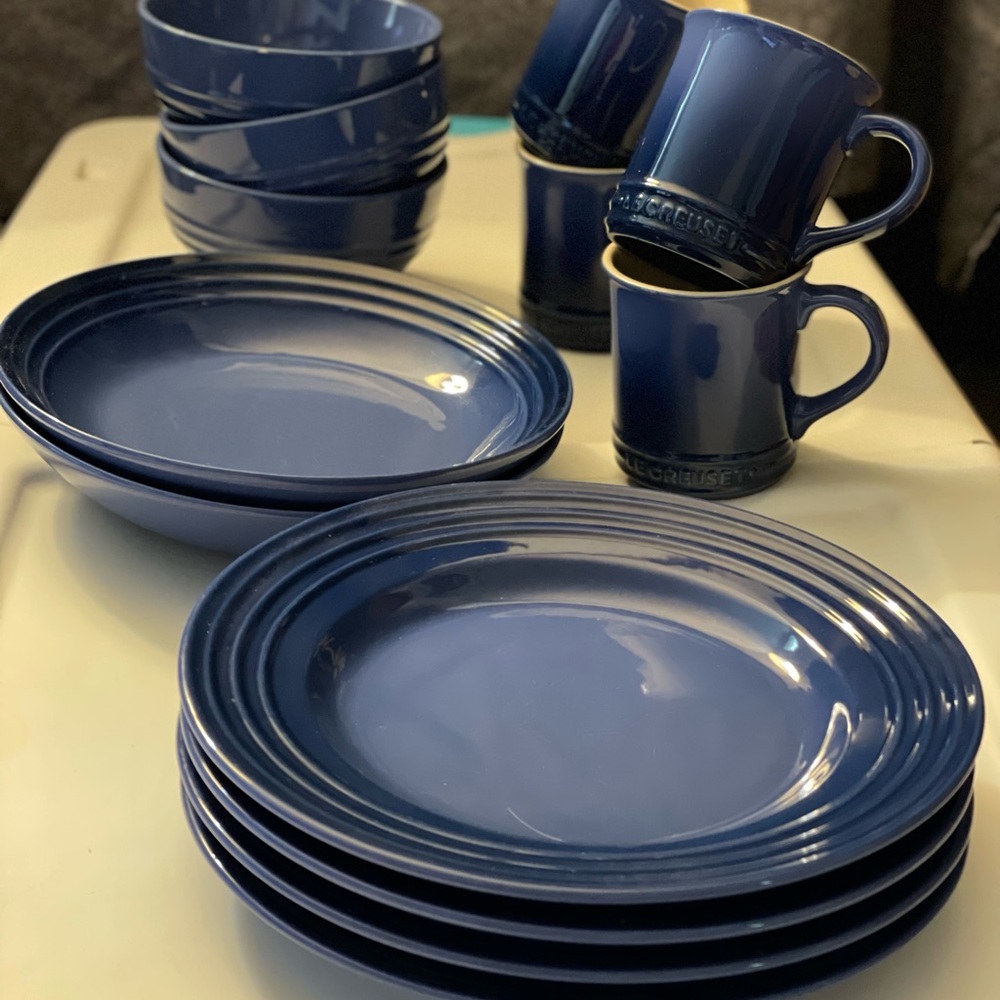 Le Creuset Stoneware Set 13 (Colbolt Blue)